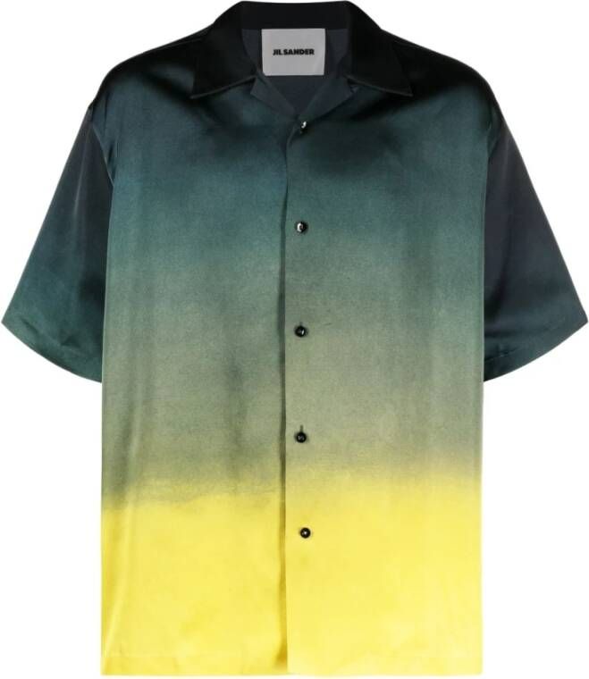 Jil Sander Short Sleeve Shirts Meerkleurig Heren