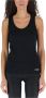 Jil Sander Geribbelde Katoenen Tanktop Blue Dames - Thumbnail 1