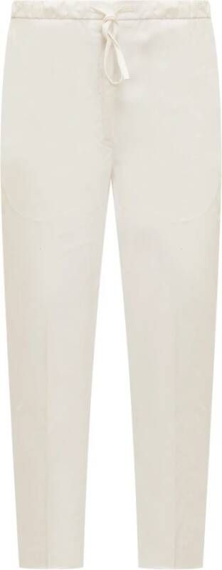 Jil Sander Slim-fit Trousers Wit Dames