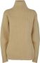 Jil Sander Stijlvolle Hoge Nek Trui Yellow Dames - Thumbnail 1