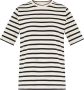 Jil Sander Gestreept Gebreid T-shirt met Logo Patch Multicolor Dames - Thumbnail 1