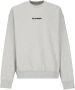 Jil Sander Upgrade je casual garderobe met grijze katoenen sweatshirt Gray Heren - Thumbnail 1