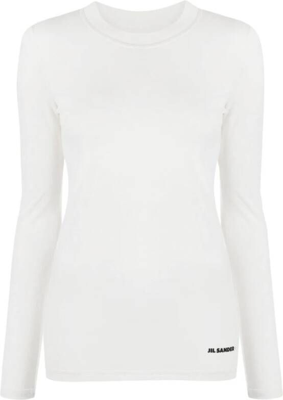 Jil Sander Long Sleeve Tops Wit Dames