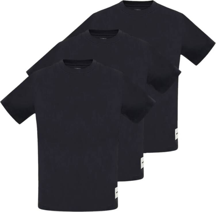 Jil Sander T-shirt drie-pack Zwart Heren