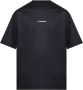 Jil Sander Zwart Logo Print T-Shirt in Stretch Jersey Black Heren - Thumbnail 1
