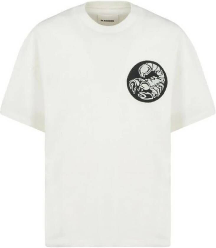 Jil Sander T-shirt Wit Heren