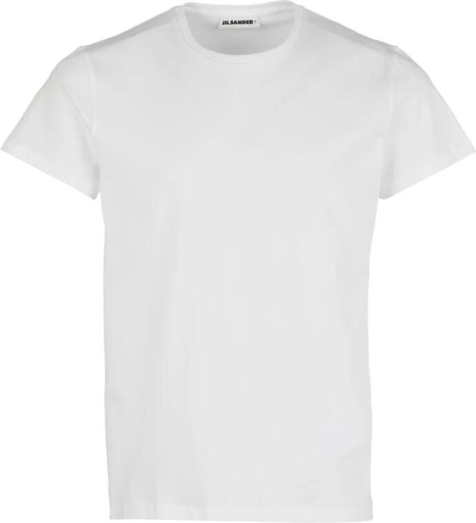 Jil Sander T-shirt White Heren