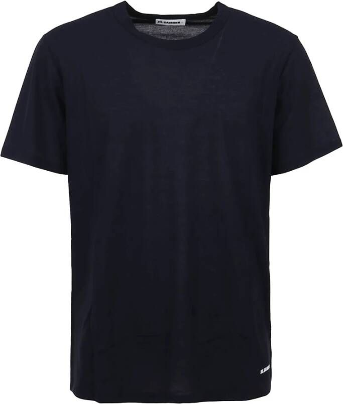 Jil Sander T-shirts Blauw Heren