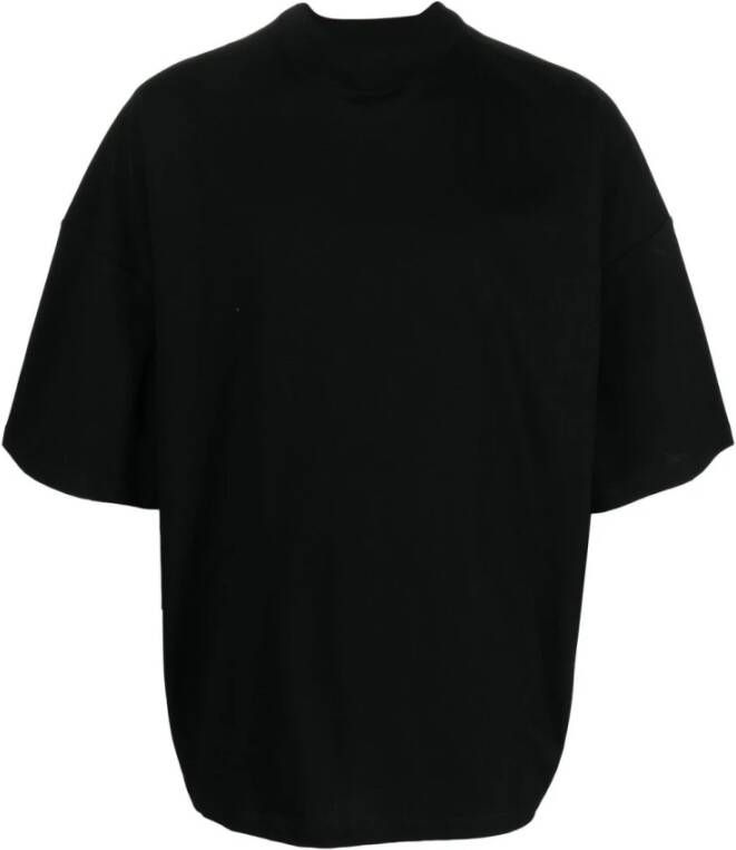 Jil Sander Klassiek Zwart Katoenen T-shirt Black Heren