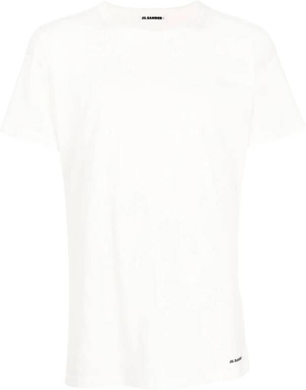 Jil Sander Upgrade je casual garderobe met deze stijlvolle heren T-shirt Wit Heren