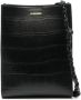 Jil Sander Zwarte Tangle SM Cross Body Tas Black Dames - Thumbnail 5