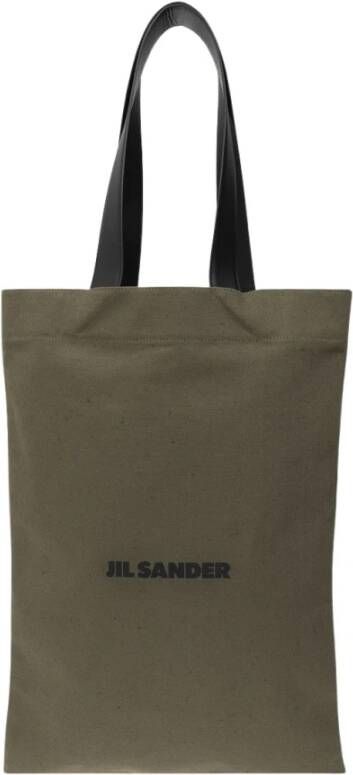 Jil Sander Shopper tas Green Dames