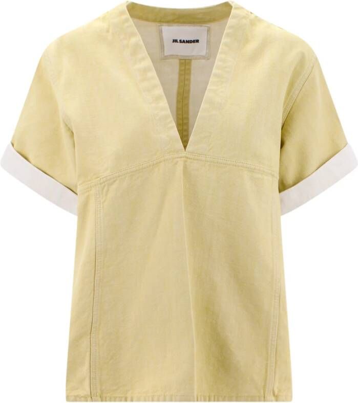 Jil Sander Tops Geel Dames
