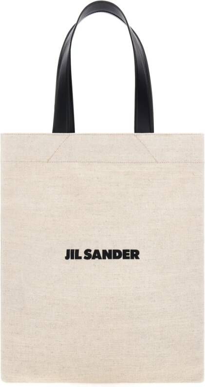 Jil Sander Tote Bags Beige Heren