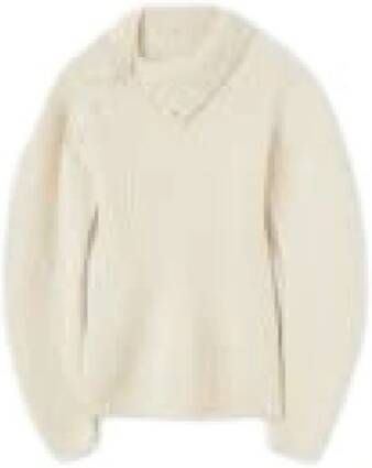 Jil Sander Truien met ronde hals Beige Dames