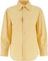 Jil Sander Verhoog je stijl met oversized poplin overhemd Yellow Dames - Thumbnail 1