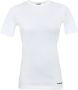 Jil Sander Wit Dames T-shirt Stijlvol en eenvoudig White Dames - Thumbnail 1