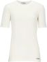 Jil Sander Wit Katoenen T-Shirt Klassiek Model White Dames - Thumbnail 1