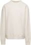 Jil Sander Witte Alpaca Blend Trui voor Heren White Heren - Thumbnail 1