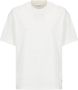 Jil Sander Witte Katoenen Jersey T-shirt voor Dames White Dames - Thumbnail 1