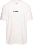 Jil Sander Wit Katoenen T-shirt Korte Mouw Ronde Hals White Heren - Thumbnail 1