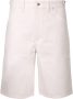 Jil Sander Denim Shorts met Achterlogo Detail White Heren - Thumbnail 2