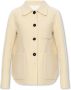 Jil Sander Minimalistische Hazel Wol Overhemd Jas Brown Dames - Thumbnail 1