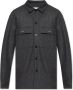 Jil Sander Wollen shirt Grijs Heren - Thumbnail 1