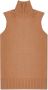 Jil Sander Elegante Beige Wollen Gebreide Vest Beige Dames - Thumbnail 1