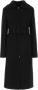 Jil Sander Zwarte wollen blend jas Klassieke stijl Zwart Dames - Thumbnail 1