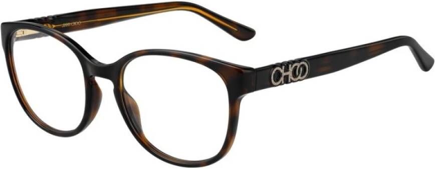 Jimmy Choo Klassieke Havana-framebril Brown Unisex