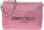 Jimmy Choo Callie schoudertas verfraaid met kristallen Roze - Thumbnail 1