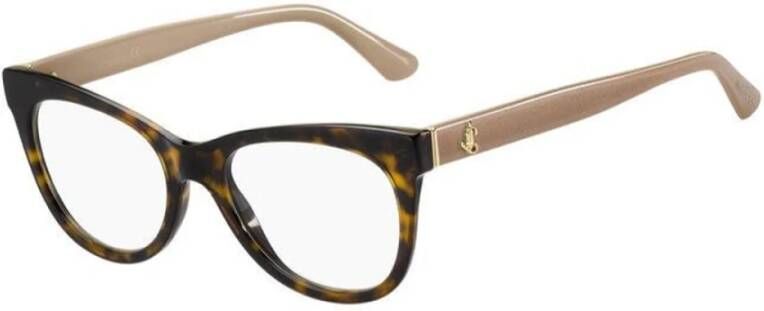 Jimmy Choo Glasses Beige Dames