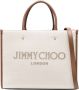 Jimmy Choo Avenue Medium shopper tas Beige Dames - Thumbnail 1