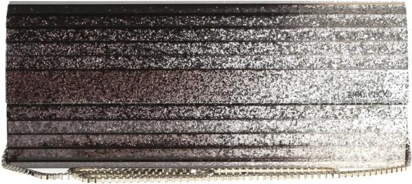 Jimmy Choo Zwarte Champagne Sweetie Clutch Tas Multicolor Dames