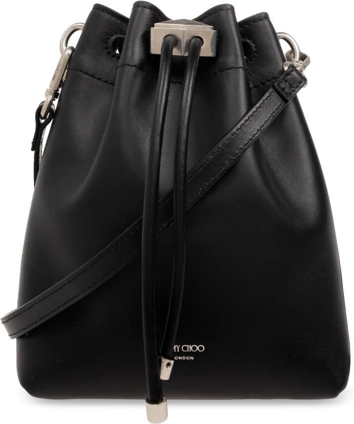 Jimmy Choo Bucket bags "Bon" Bucket Bag – Black in zwart