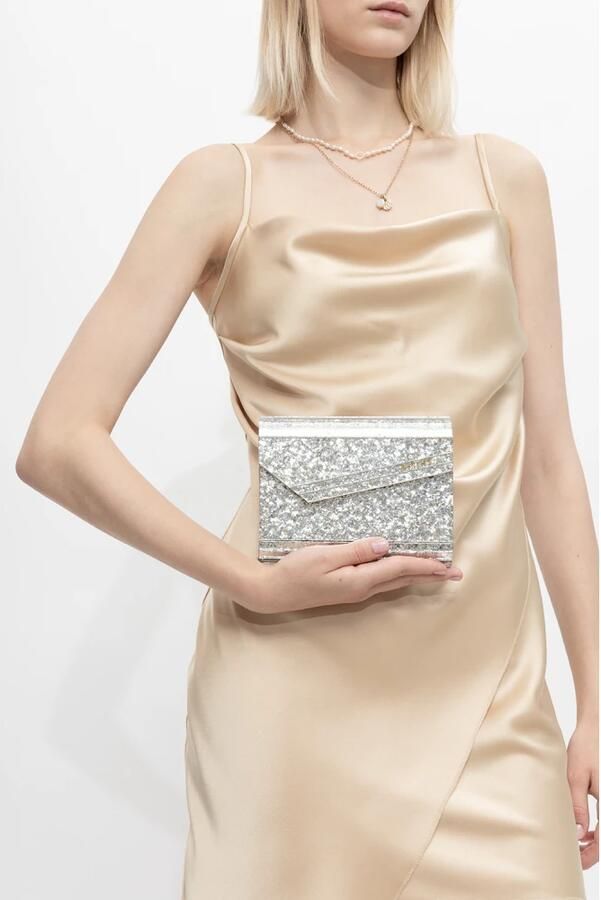 Jimmy Choo Kruis lichaamstassen Grijs Dames - Foto 5