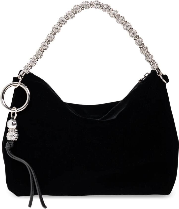 Jimmy Choo Zwart Zilver Callie Clutch Tas Black Dames - Foto 4