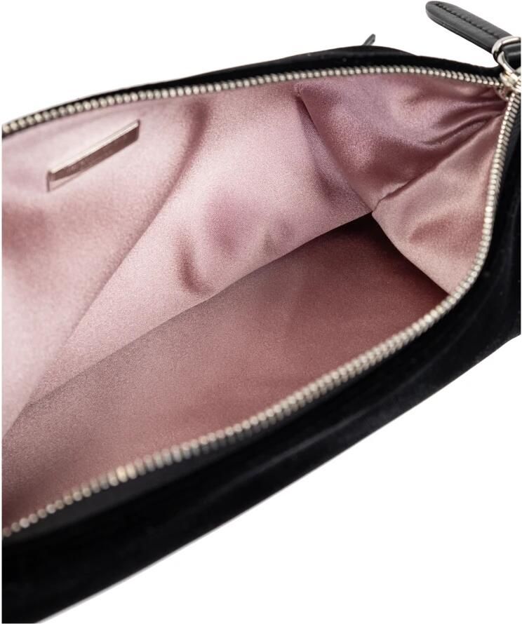 Jimmy Choo Zwart Zilver Callie Clutch Tas Black Dames - Foto 2