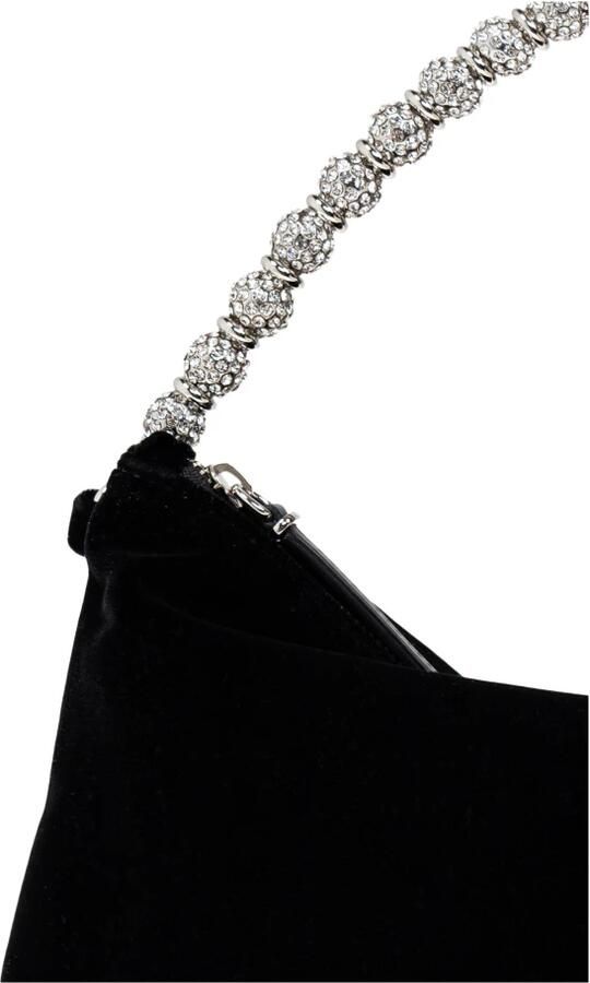 Jimmy Choo Zwart Zilver Callie Clutch Tas Black Dames - Foto 10