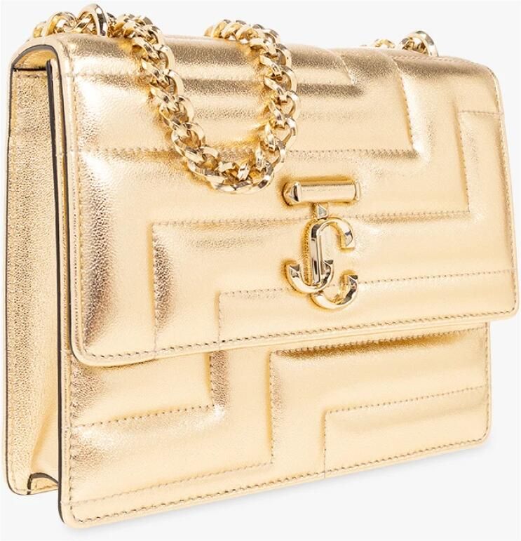 Jimmy Choo Shoppers Varenne Metallic Shoulder Bag in goud - Foto 10