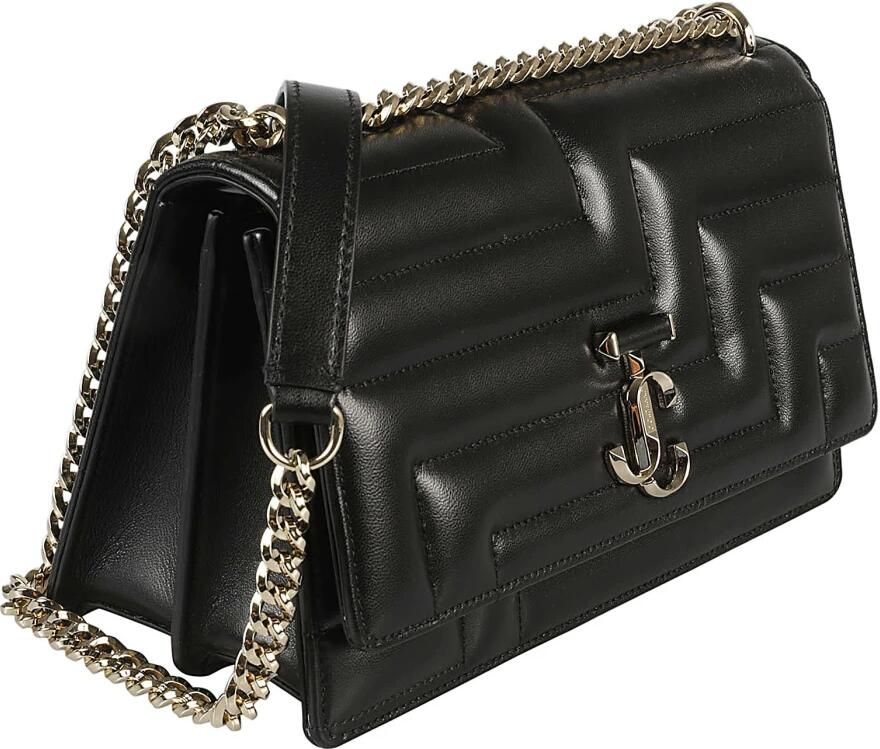 Jimmy Choo Varenne schoudertas Zwart