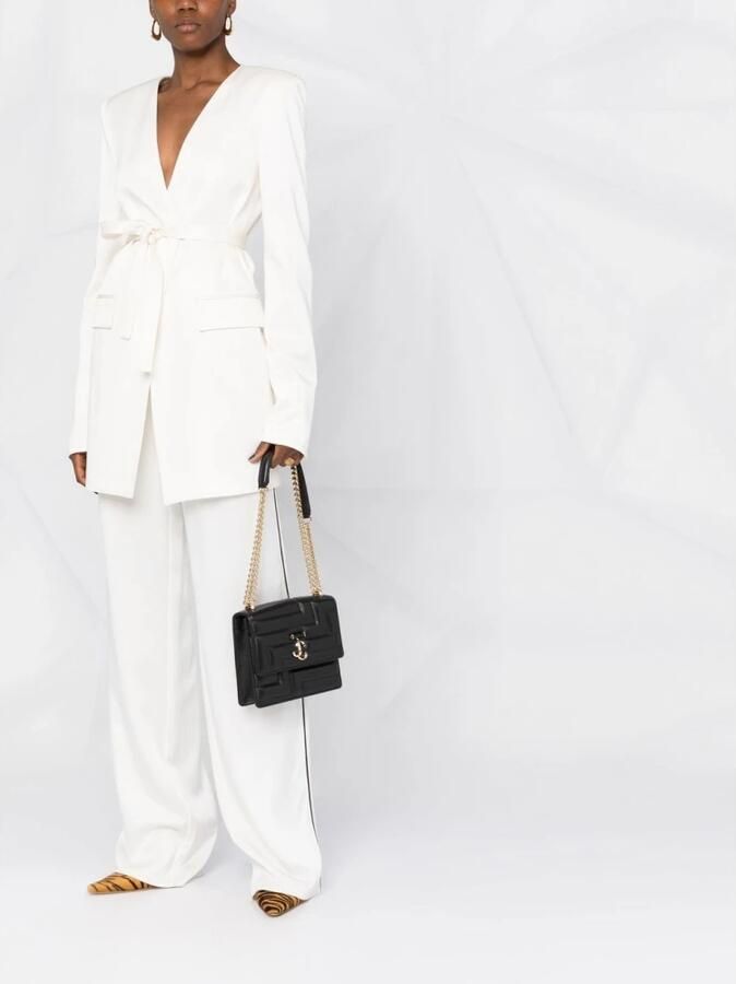 Jimmy Choo Varenne schoudertas Zwart - Foto 4