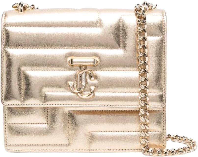 Jimmy Choo Shoppers Varenne Metallic Shoulder Bag in goud - Foto 14