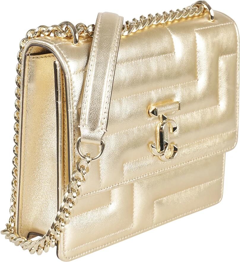 Jimmy Choo Shoppers Varenne Metallic Shoulder Bag in goud - Foto 3