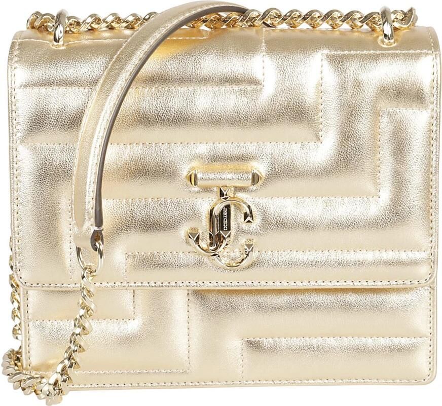 Jimmy Choo Shoppers Varenne Metallic Shoulder Bag in goud - Foto 4