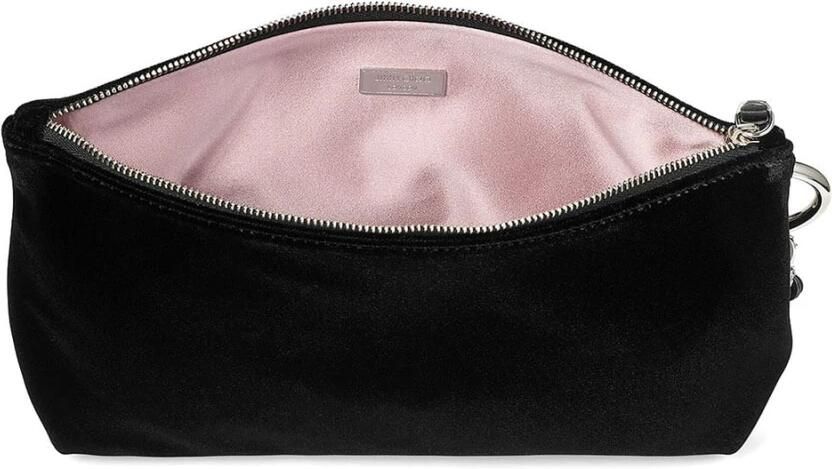Jimmy Choo Zwart Zilver Callie Clutch Tas Black Dames - Foto 12