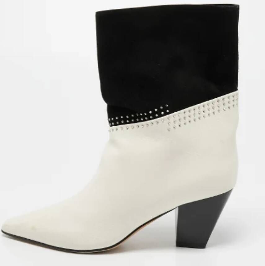 Jimmy Choo Pre-owned Fabric boots White Dames