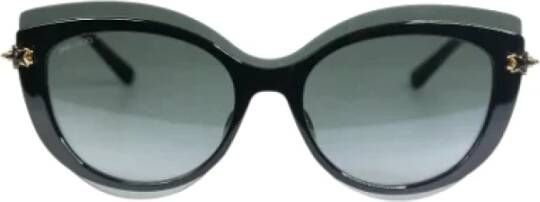 Jimmy Choo Pre-owned Fabric sunglasses Zwart Dames