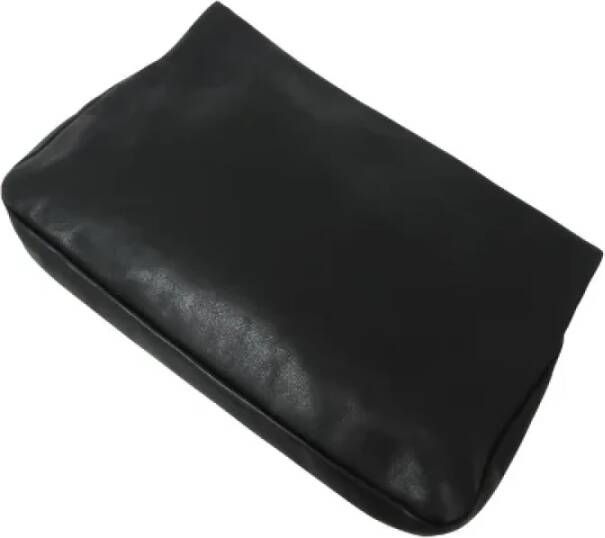 Jimmy Choo Pre-owned Leather clutches Zwart Dames